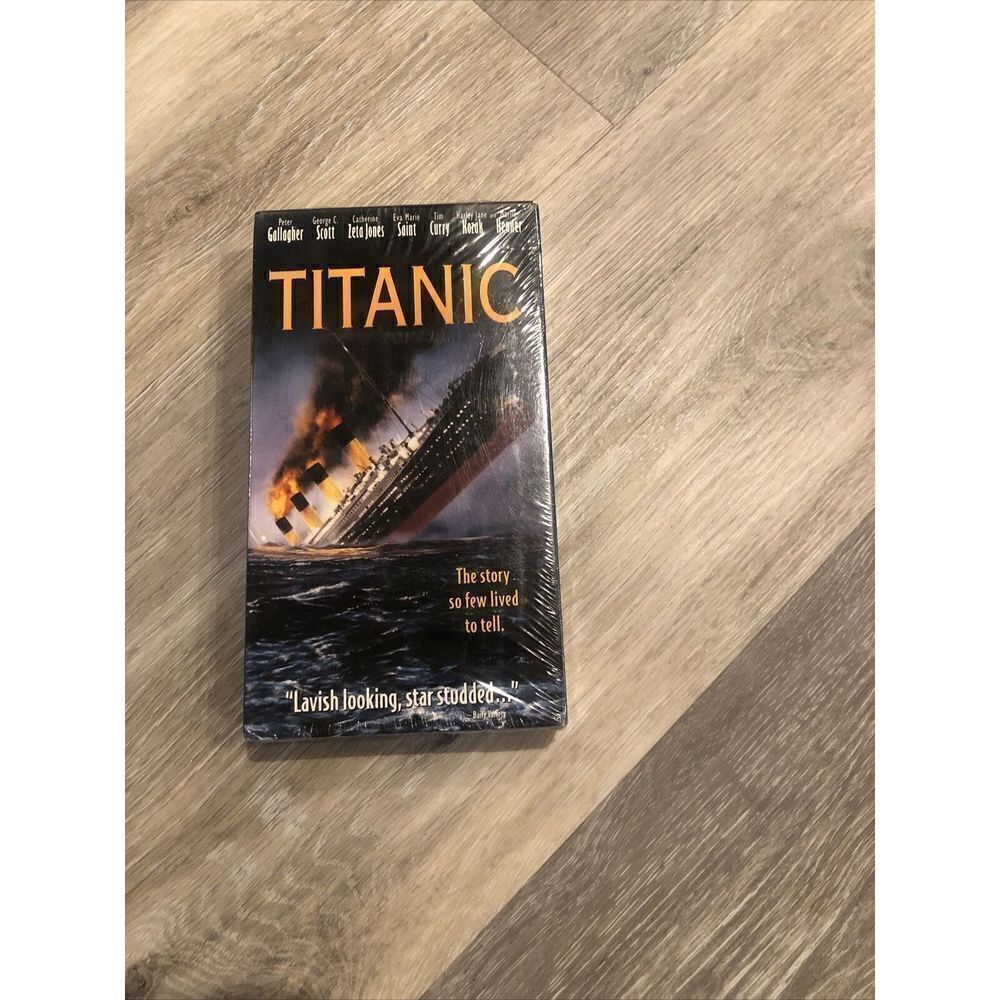 THE TITANIC VHS George C. Scott  Tim Curry, Catherine Zeta Jones. Sealed
